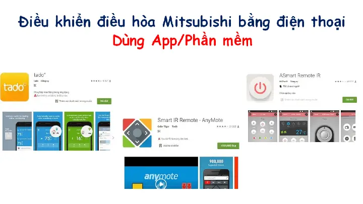 Điều Khiển Điều Hòa Mitsubishi Bằng Điện Thoại [app/phần Mềm]