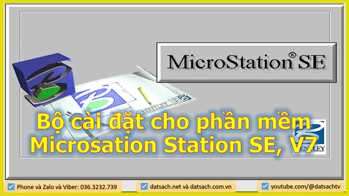 Bộ Cài Đặt Cho Phần Mềm Microsation Station Se, V7 - Đất Sạch
