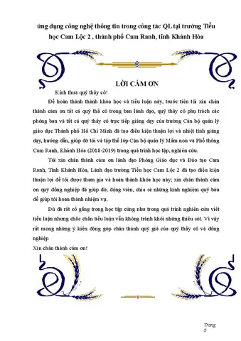 Ứng Dụng Cntt Trong Quản Lý Tại Trường Tiểu Học Cam Lộc 2 ... Ứng Dụng Cntt Trong Quản Lý Tại Trường Tiểu Học Cam Lộc 2 ...