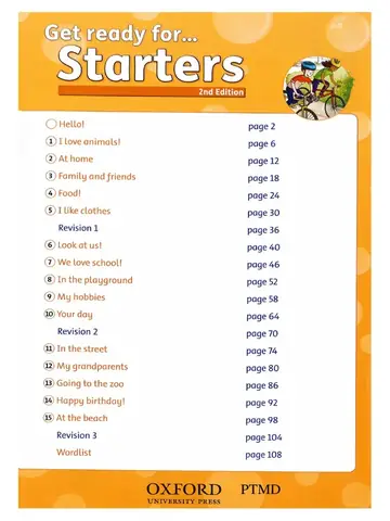 Get Ready For Starters 2nd Sb | Pdf